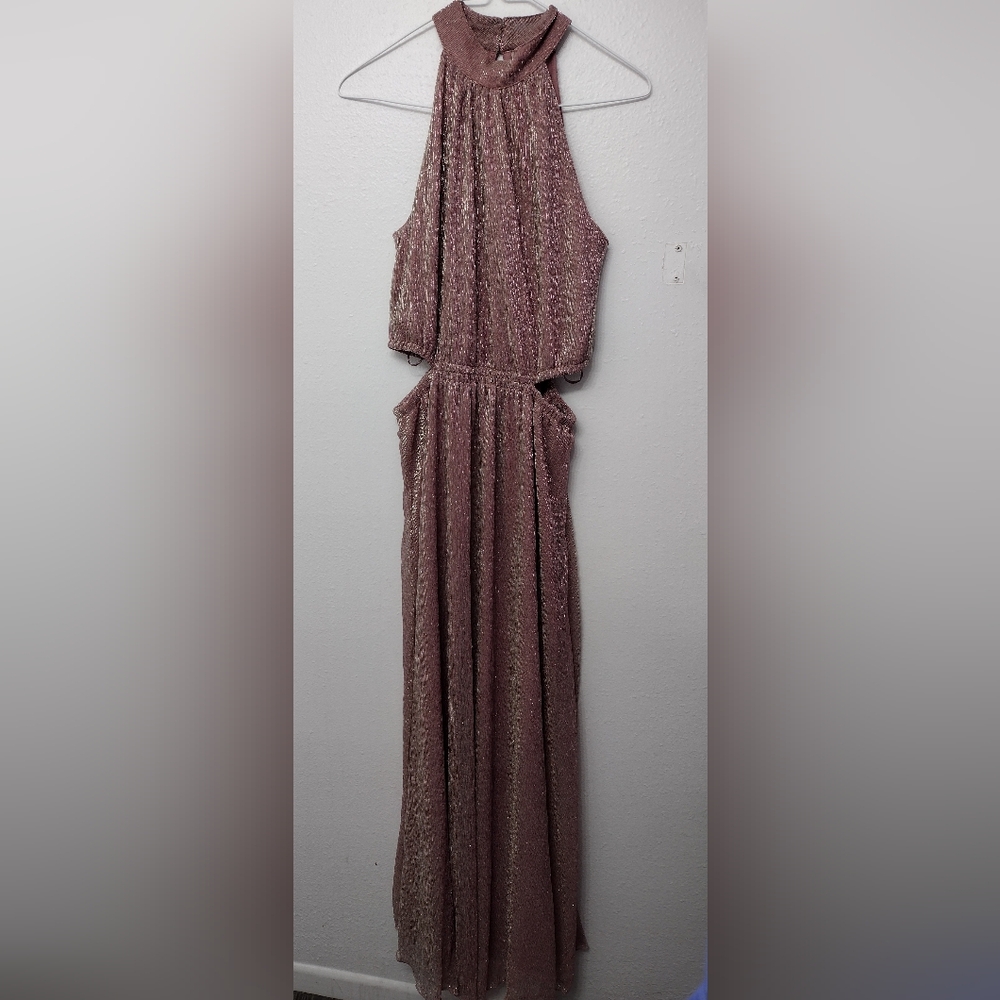 Sincerely Jules Purple One Shoulder Ribbed Sundress